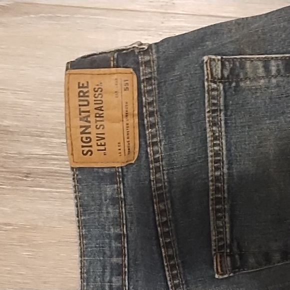 Levi Strauss famous riveted strength s51 straight cut medium blue size 34/30 - Picture 4 of 4